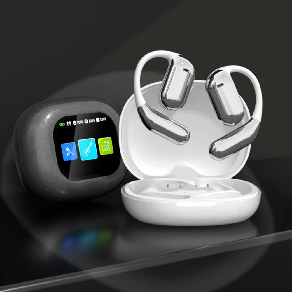 Cuffie Wireless YYK-Q16pro, Auricolari Bluetooth per Sport, Gaming, ASMR, Traduzione APP, per Sport, Lavoro e Viaggi