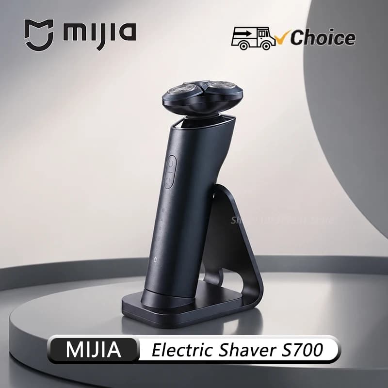 NEW MIJIA Electric Shaver S700 Portable Flex Razor 3 Head Shaving IPX7 Waterproof Washable Beard Trimmer Trimmer Cutter 30 Day