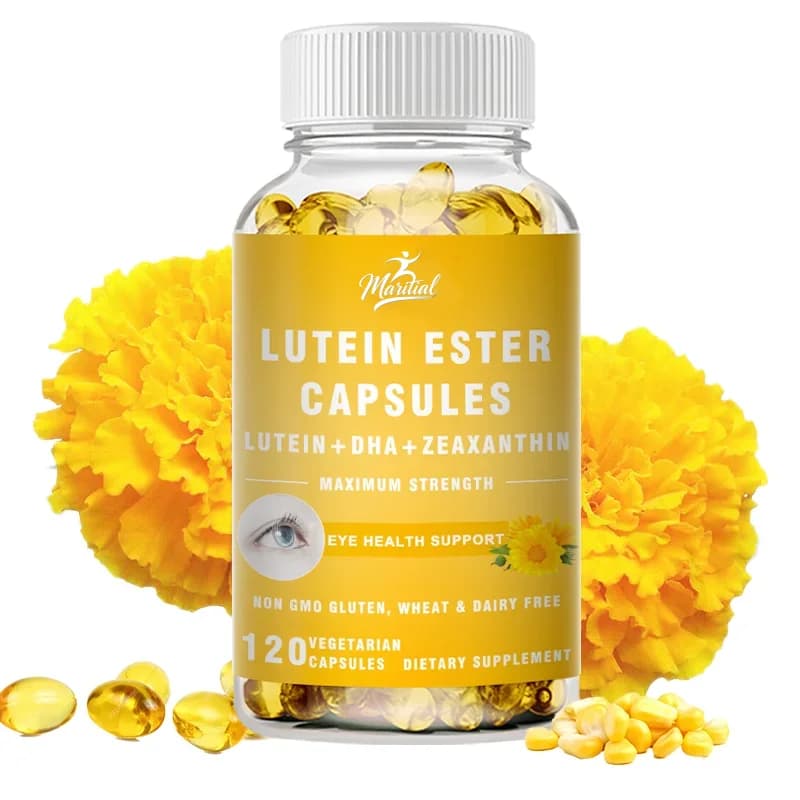 Supplements of Lutein and Zeaxanthin, 50 Mg of Food Supplements - Vitamins and Minerals of Food Supplements