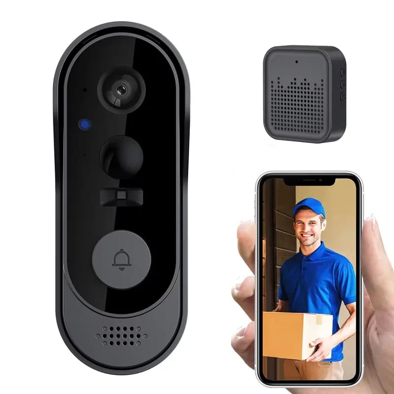 Tuya WIFI Camera Doorbell HD Video Intercom Outdoor Wireless Waterproof Door Bell Security Protection IR Night Vision Smart Home