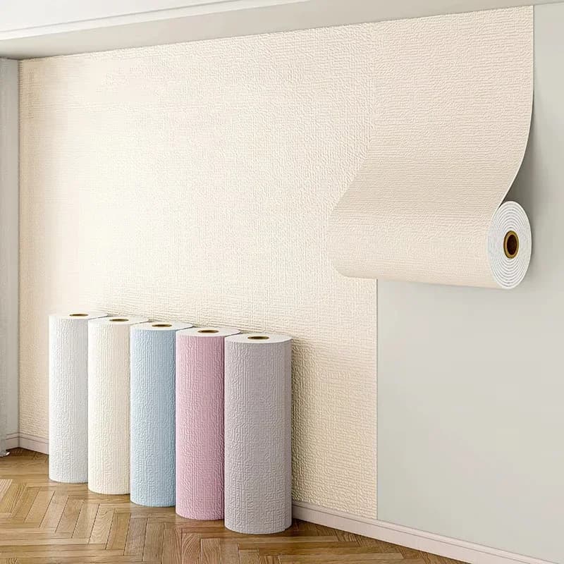 Wall 3D Wall Stickers in Self-adhesive Foam 16 Colors, PVC Wall Decoration Humidity Resistant, House Decoration Parade Card