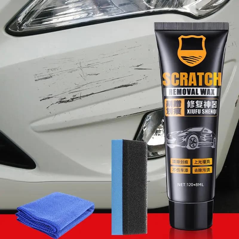 128ml riparazione graffi auto cera rimozione graffi lucidatura auto cera spazzola per pulizia panno vernice per auto forniture per riparazione graffi cera di bellezza