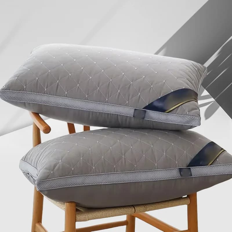 Cuscino ortopedico per supporto cervicale e ausilio per il sonno Alta resilienza Non collapsing Cuscino singolo per studenti Uso domestico/dormitorio/hotel