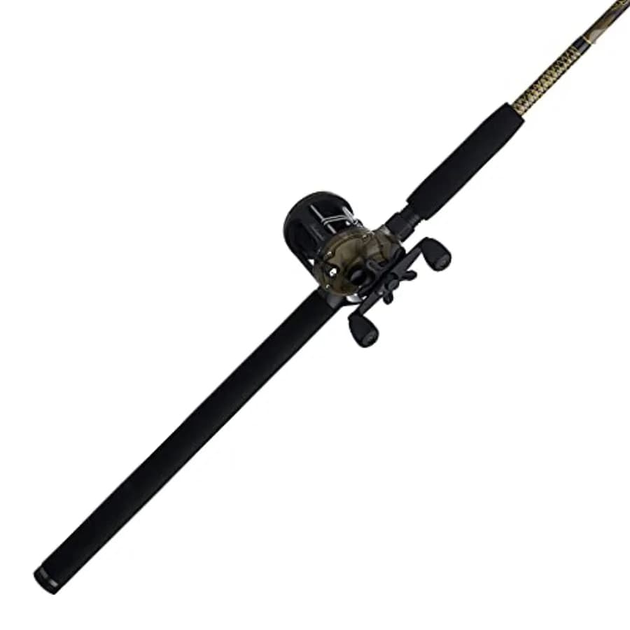 Canna da Pesca Convenzionale Camo 7' e Mulinello con Manico Destro, Costruzione Ugly Tech, Punta Trasparente, Design Monopezzo, Misura 20 2 Bal