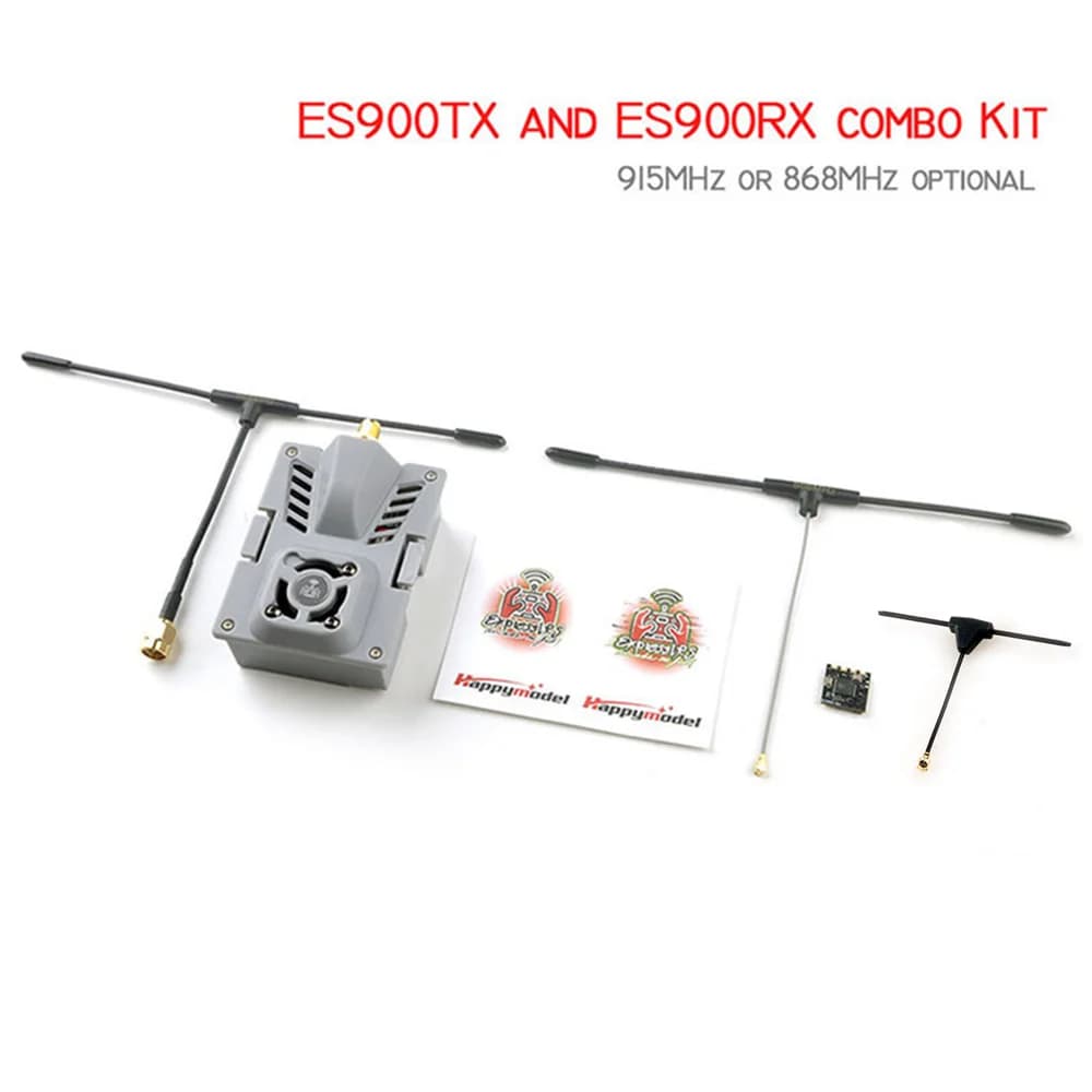 HappyModel ES900TX ES900RX 915Mhz 868MHz ExpressLRS ELRS RF Receiver Module Set for Air RC FPV Drone Long Range DIY Parts