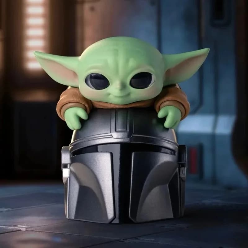 POP MART Star Wars Grogu Tiny But Mighty Series Figures Blind Box Anime Figure Modello da Collezione per Scrivania