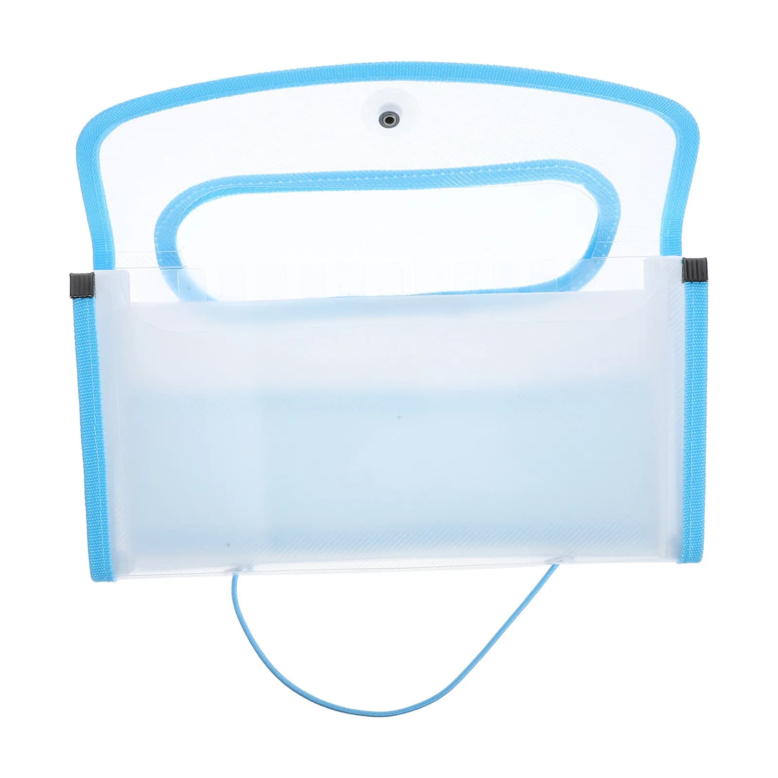 Organizzatore per Documenti a 13 Tasche, Cartella Espandibile a Fisarmonica per Ufficio, Scuola, Casa, Gestione Documenti, Organizzatore per Ricevute, Blu