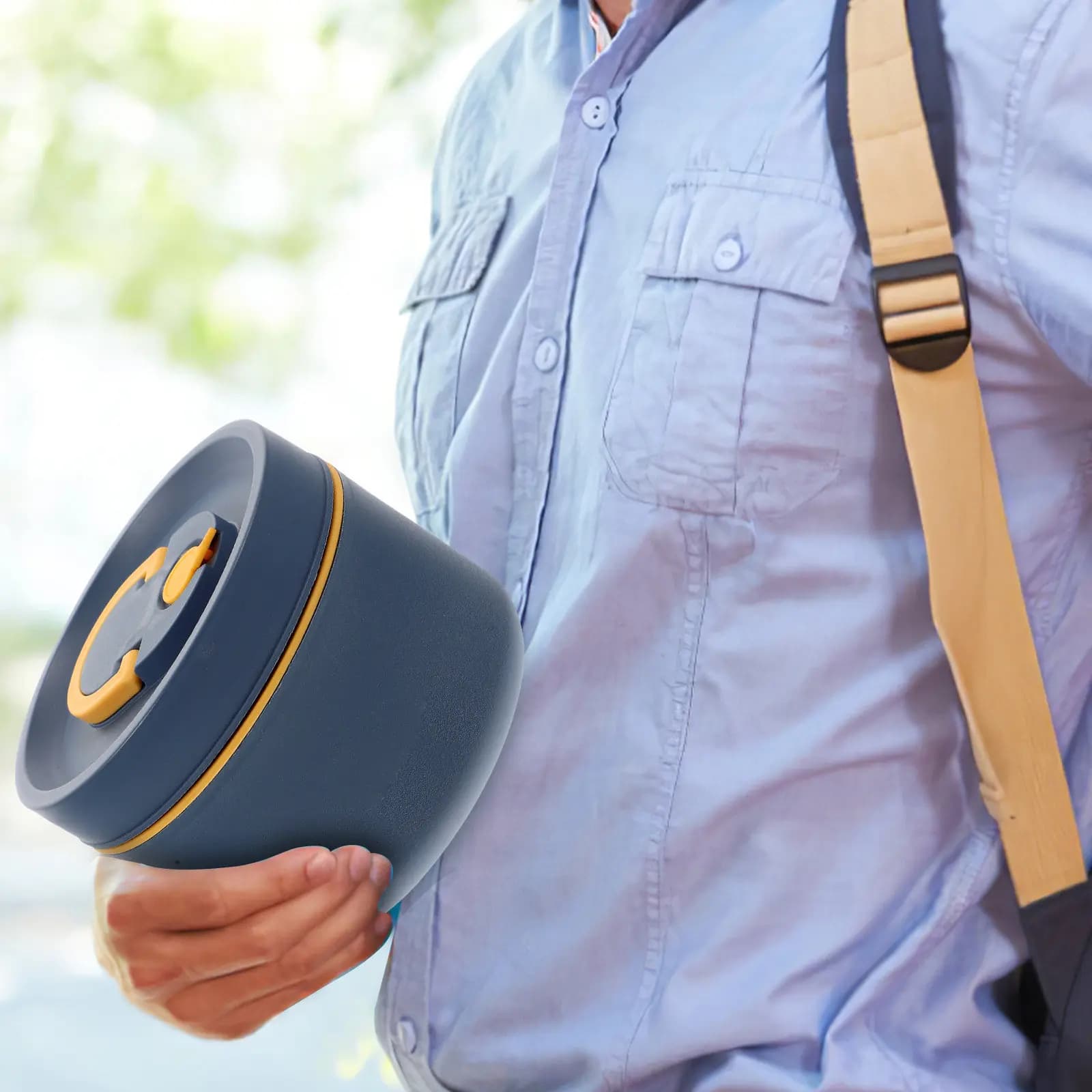 Leakproof Thermal Bento Box Large Capacity Portable Lunch Box for Work Travel School Reusable Convenient Food Container