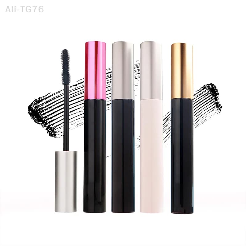 PuraVive 1 pz Tubo Vuoto per Mascara da 10 ml con Scovolino, Contenitore Ricaricabile per Ciglia, Flacone Liquido, Tubo per Confezionamento Fai da Te