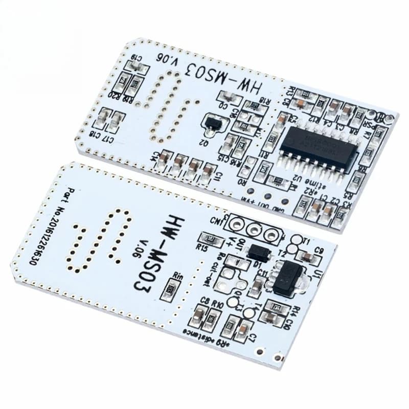 High Performance Motion Sensor Module Radar Motion Sensor HW-MS03 2.4GHz to 5.8GHz Microwave Radar Sensor Module for Arduino