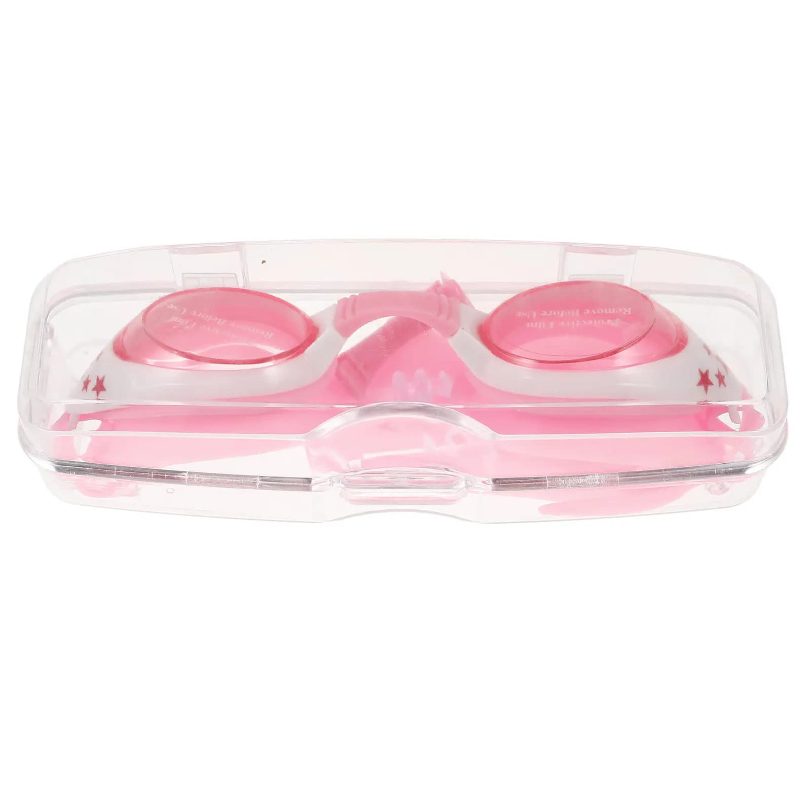 Occhialini da Nuoto Antiappannamento con Lenti HD, Guarnizione in Silicone Confortevole, Cinturino Regolabile, Design Cartoon per Piscina