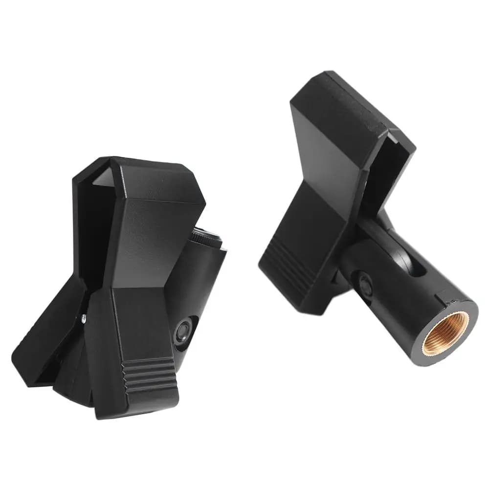 Morsetto per microfono, supporto di ricambio per microfono, clip per microfono, supporto per microfono da palco, clip per microfono da treppiede