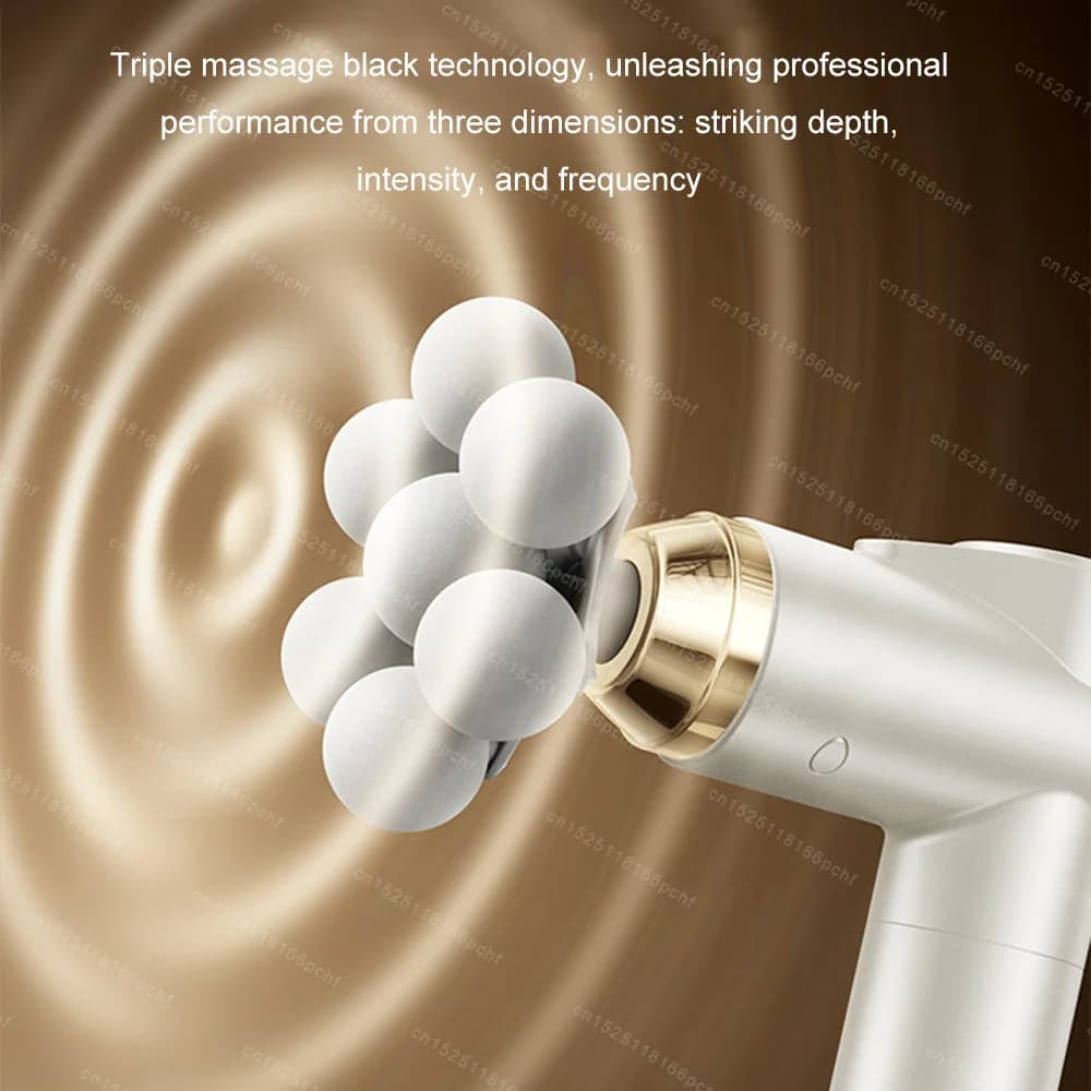Massage Gun 7 High Frequency Heads for Body, Back, Life, Collo and Spalle - Muscular Massage for Relax