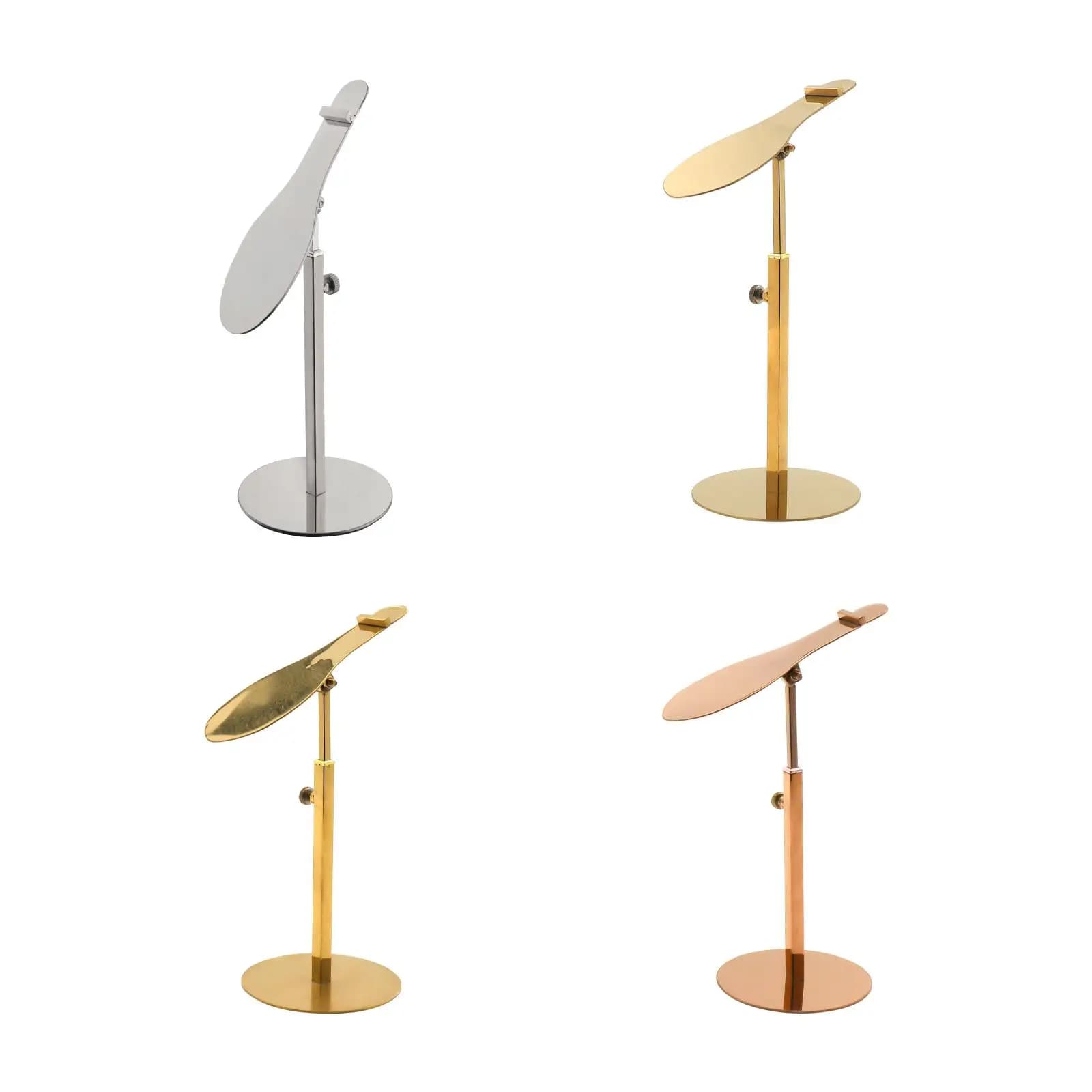 Scarpiera moderna Supporto per display regolabile in altezza antiscivolo per sandali con tacco alto Bancone del negozio Espositore per scarpe da boutique