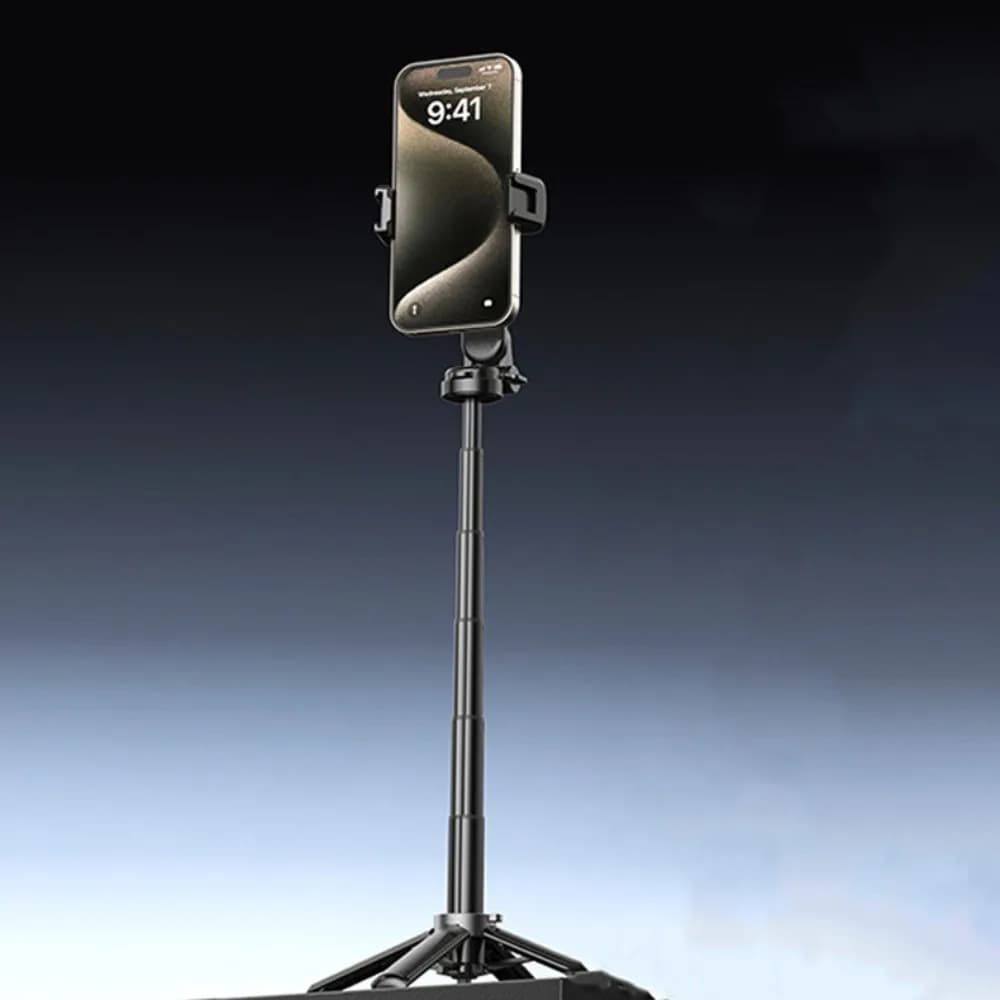 Mini bastone selfie telescopico portatile tascabile regolabile con asta di prolunga per selfie Bluetooth, leggero