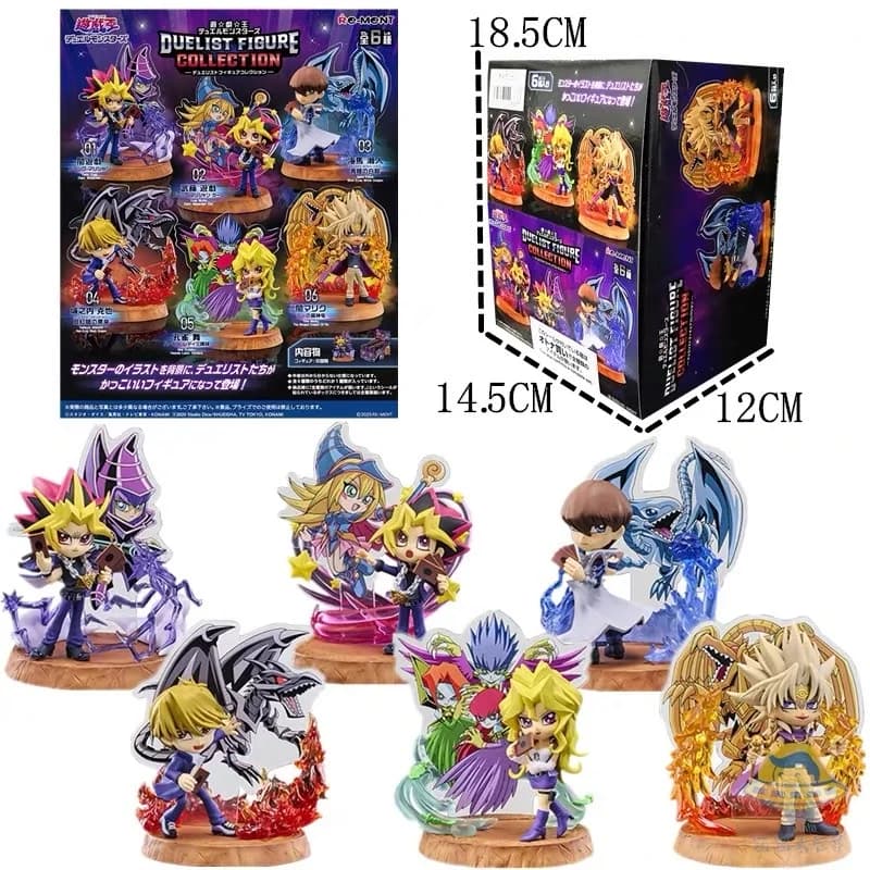 New Re-ment Yu-Gi-Oh Duelist Figure Series Anime Miniature Scene Collection Simulation Model Desktop Collectible Anime Fans Gift