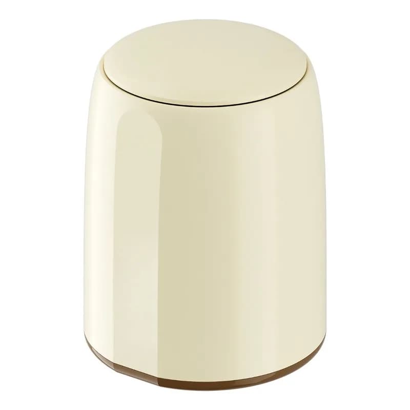 Press Type Double Barrel Trash Can Luxury Large Capacity Storage Bin for Living Room Kitchen Office