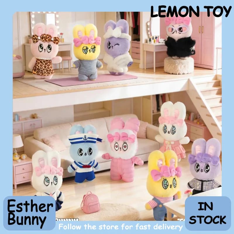 Genuine Esther Bunny Fashion In Motion Series Blind Box Cute Doll Collection Desktop Ornament Fashion Trend Surprise Gift