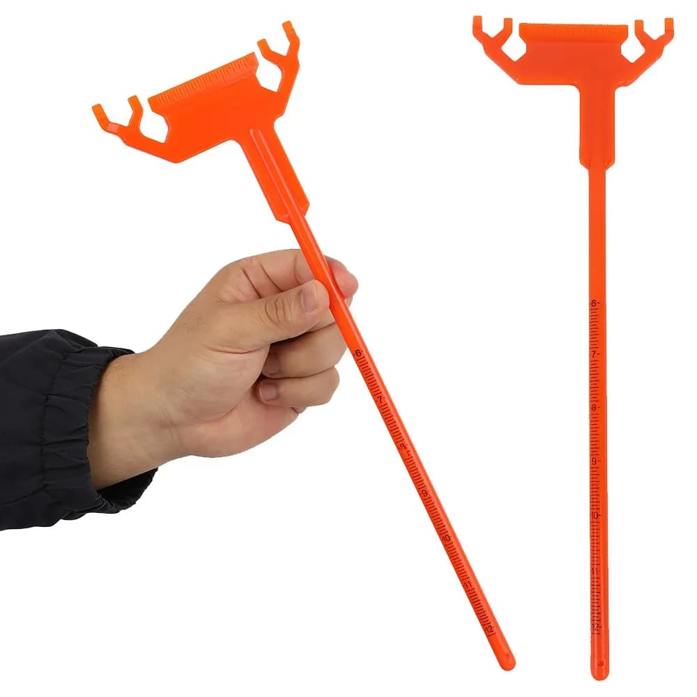 Tiro con l'arco T-Righello Misura Arco ricurvo Brace Altezza Punto di incocco Arti Distanza della corda dell'arco per il tiro Strumento di bersaglio da caccia