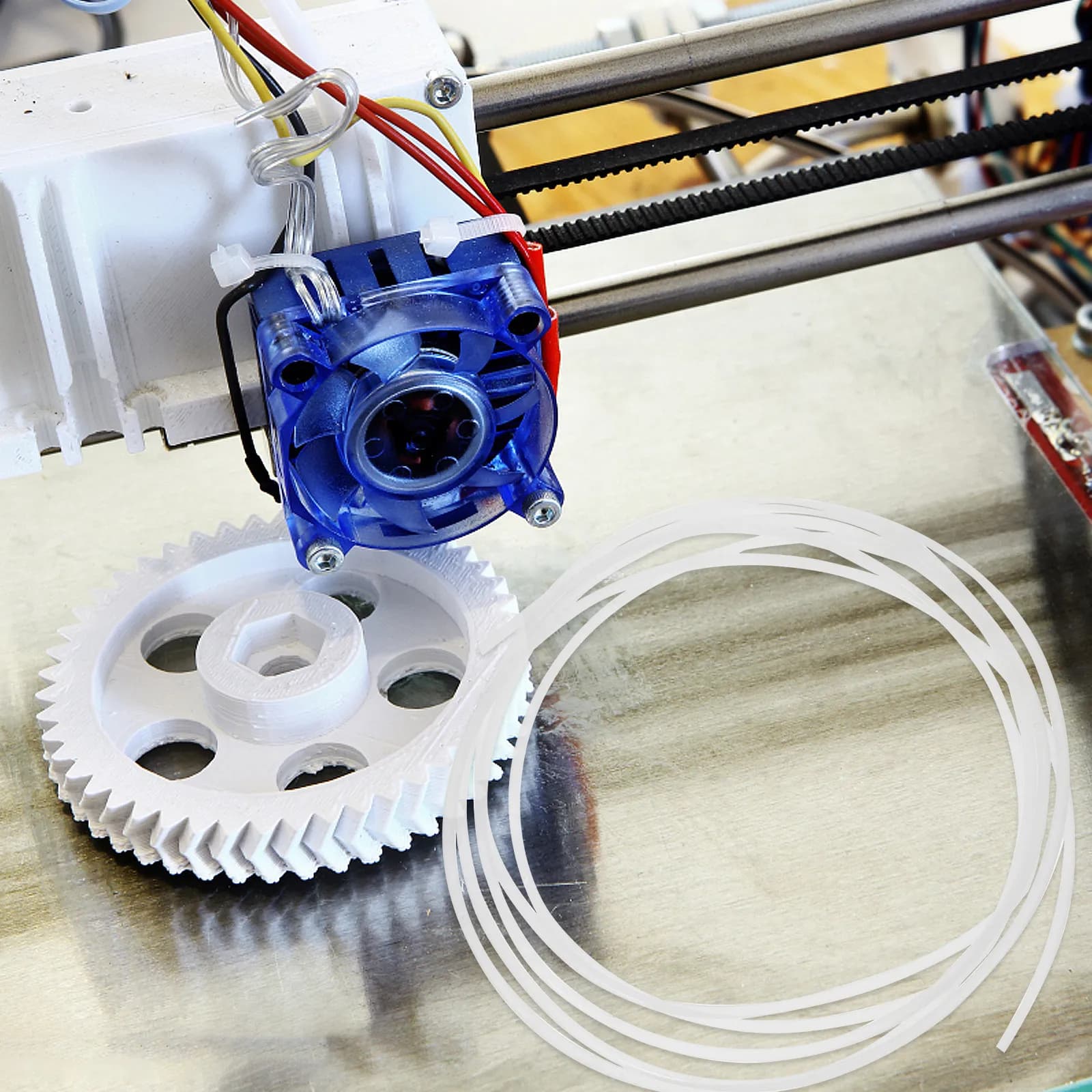 3D PTFE Tube for 3D Printer, High Precision and Low friction, PLA Filament Spare Parts, ABS, 3mm PETG