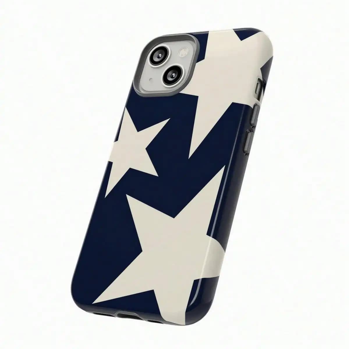 Navy Star Y2k Tough Phone Case For IPhone 17 16 15 14 13 12 11 Pro Max Xr Aesthetic Teen Cool Girl Case, Phone Case