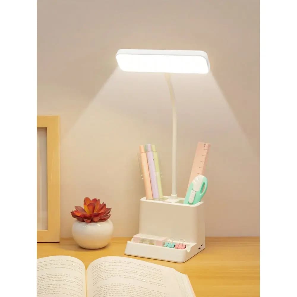 MultiFunctional LED Desk Lamp, Mobile Phone Holder, Pen Holder, EyeCaring Reading Lamp For Student Dormitory, Desk Lamp