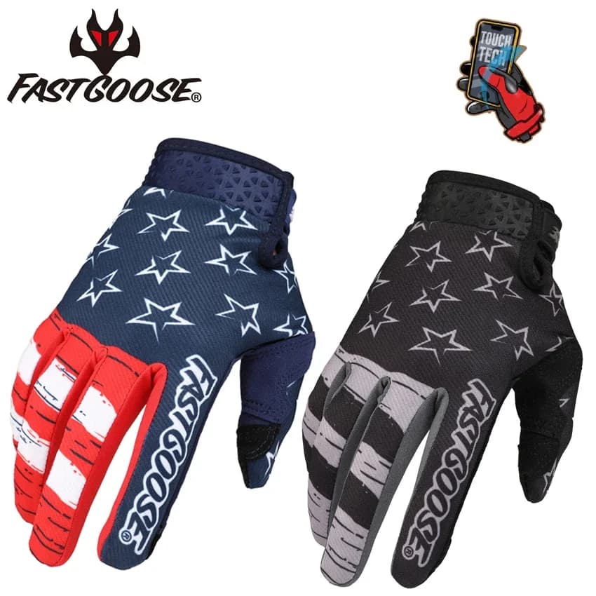 2024 FASTGOOSE Touch Screen assorbente del sudore traspirante moto Unisex All-finger Outdoor Bicycle Racing sport guanti da ciclismo