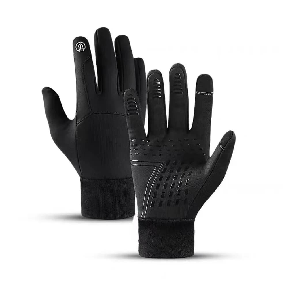 Guanti touch-screen invernali da uomo Sport all'aria aperta Ciclismo Guanti impermeabili Allenamento Fitness Guanti antiscivolo
