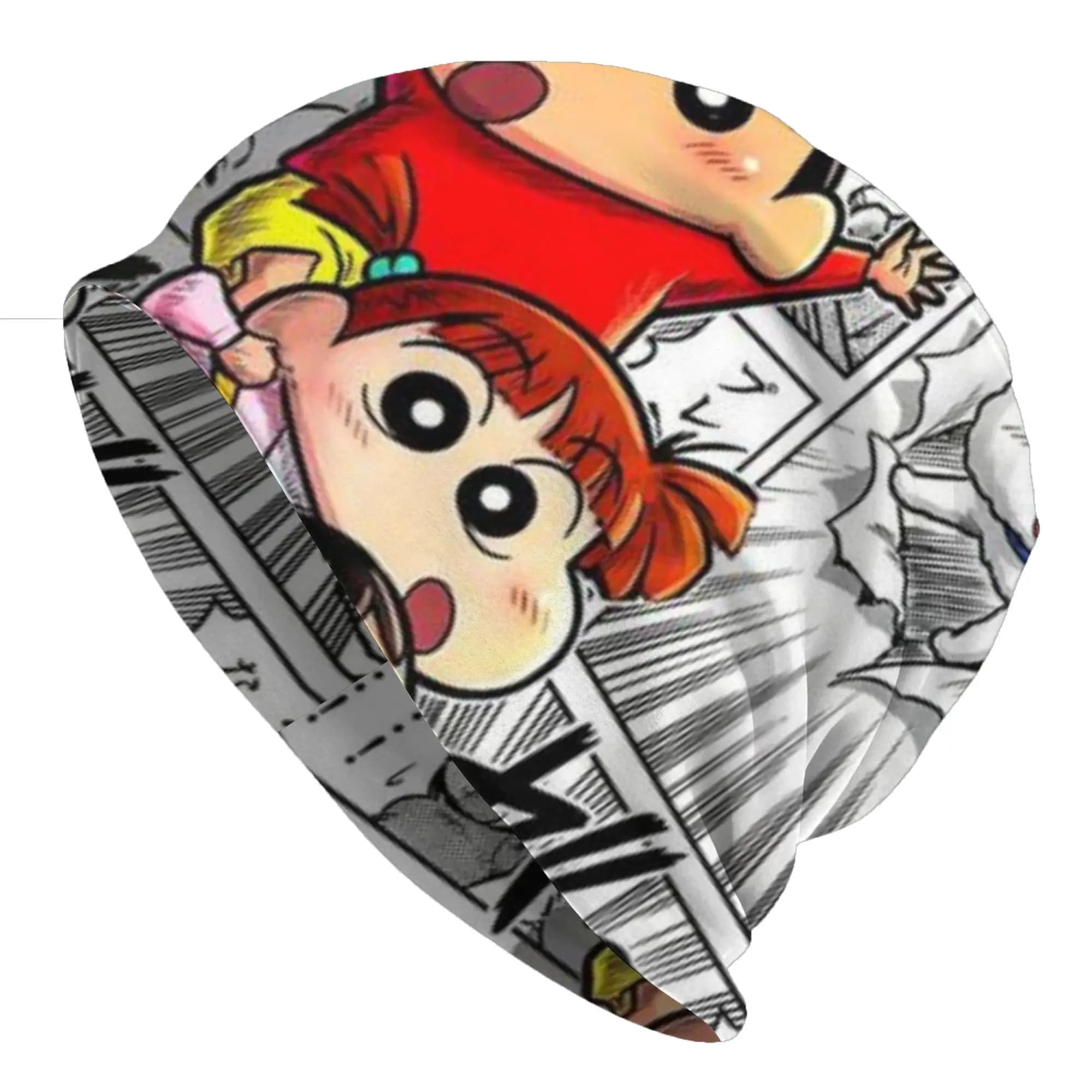 Cute (1) Autumn Spring Caps For Men Women Crayon Shin-chan Ski Caps Soft Bonnet Hats Skullies & Beanies Hat