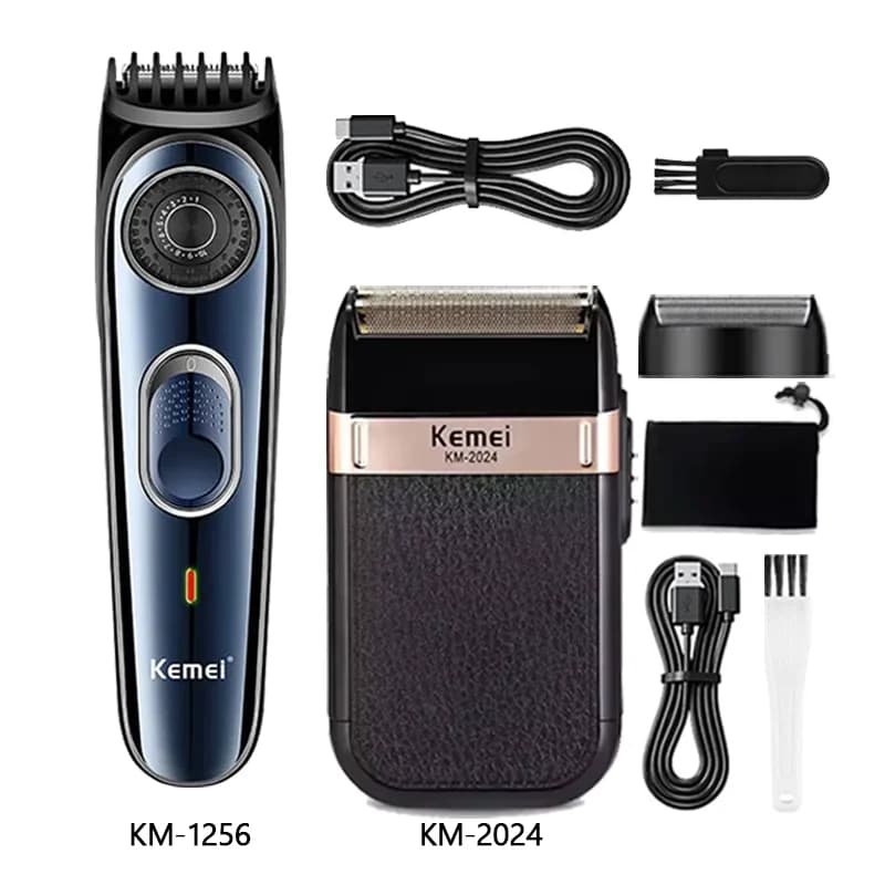 Kemei Hair Clipper Km-2299 Km-1256 Km-2024 Men's Electric Hair Trimmer Machine Professional Hair Cutting Machine Clippers
