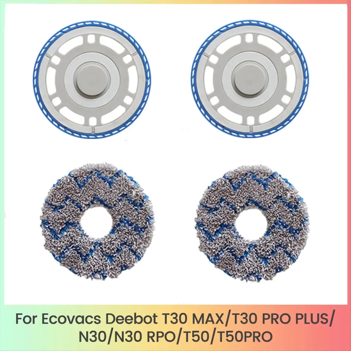 Mop Holders Mop Pads for T30 MAX/T30 /N30/N30 /T50/T50PRO Vacuum Cleaner Parts