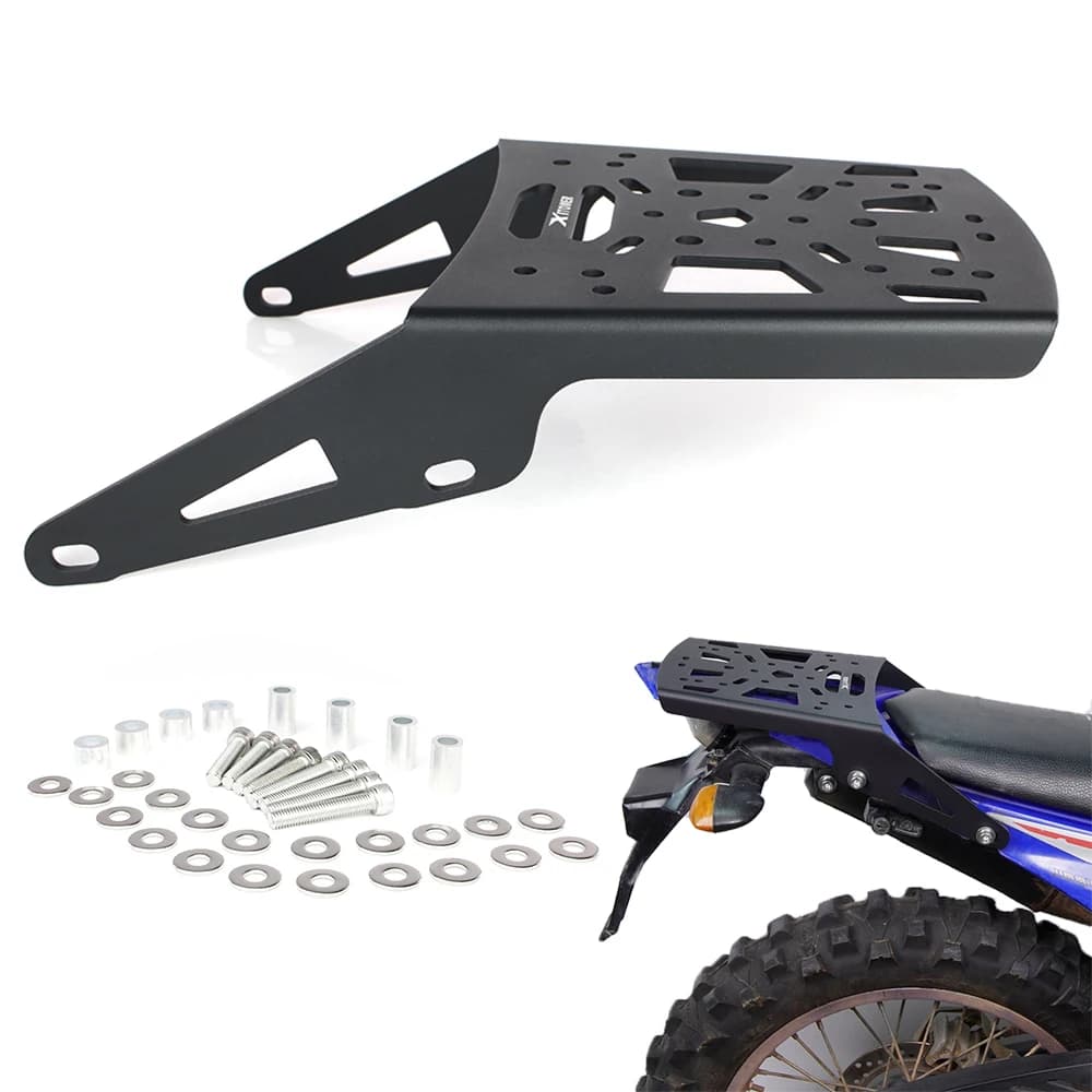 Portapacchi Posteriore in Lega per Moto, Accessorio per Trasporto Bagagli, Compatibile con Yamaha XT250 2008-2026