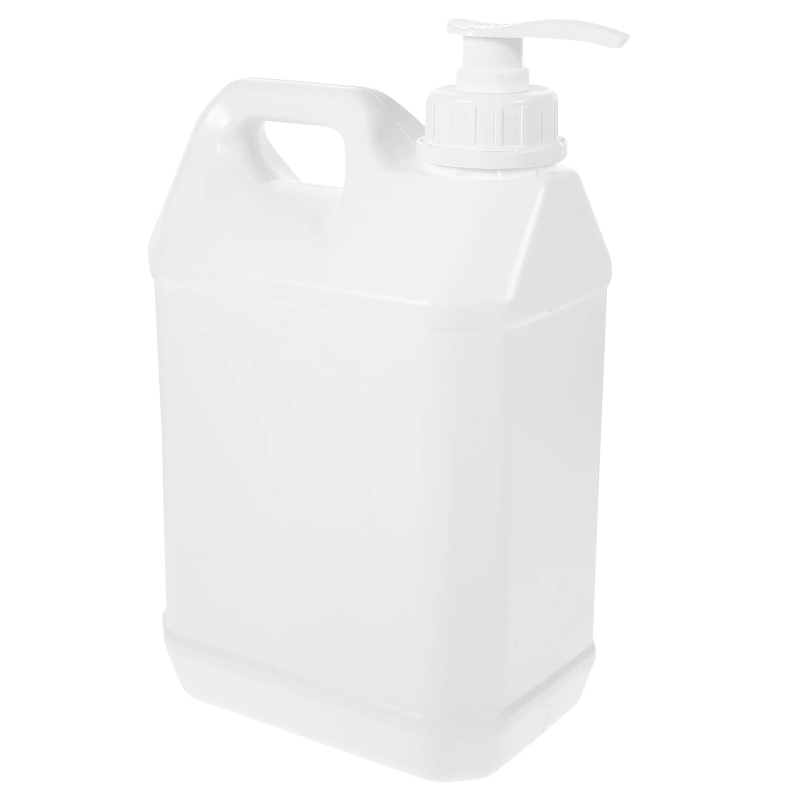 Bottiglia con pompa erogatrice per brocca d'acqua da 2 5 litri con supporti per cosmetici Contenitore per sapone chimico