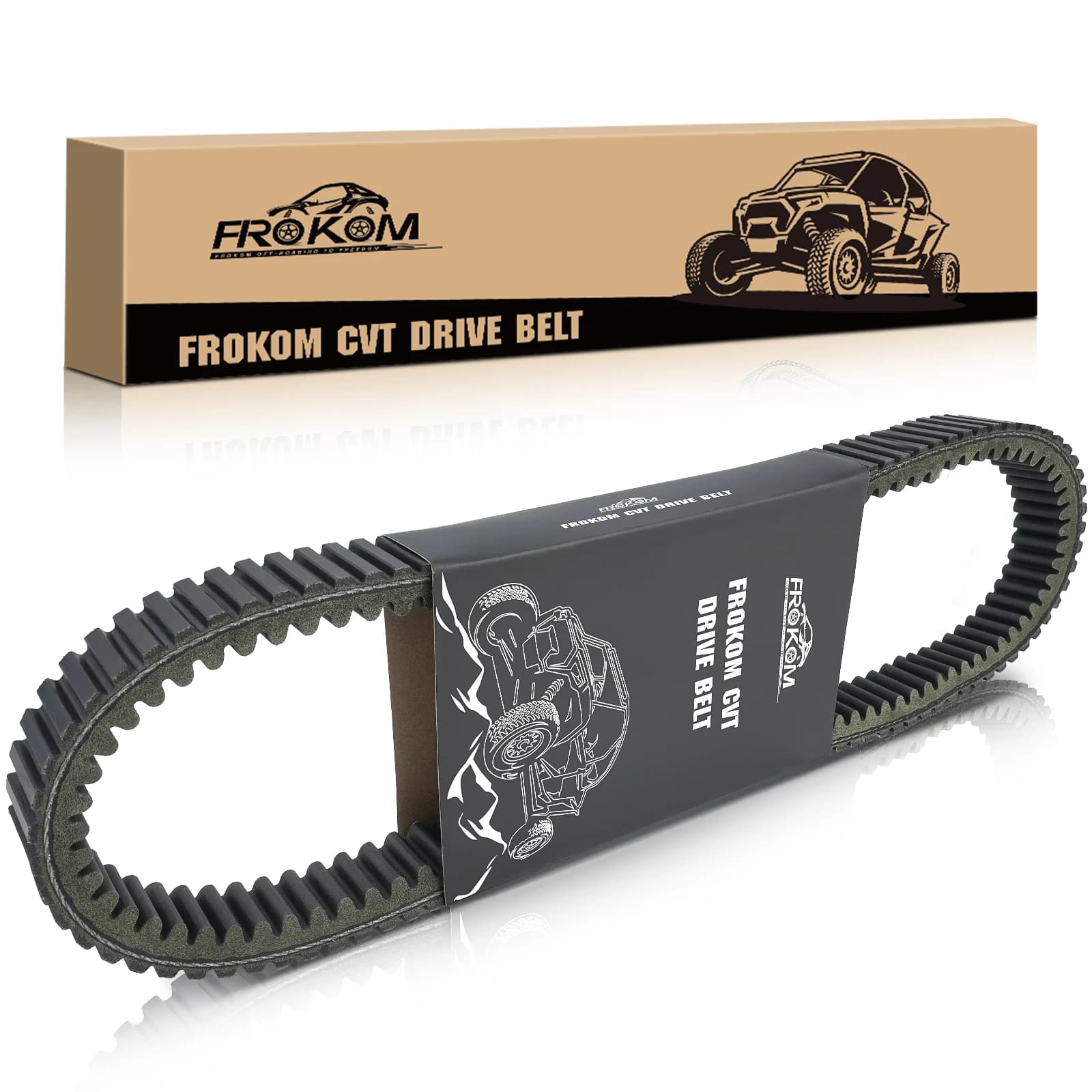 Cinghia di trasmissione Frokom compatibile con Textron Wildcat XX 2018 2019 2020 2021 2022 2023 2024, Tracker XTR1000 2020 2021 2022 2023 2024, sostituisce 0823-529