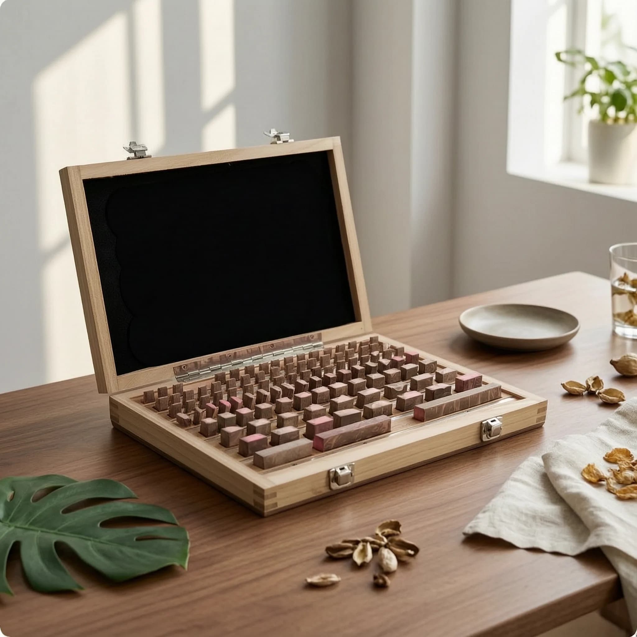 103 Pieces Precision Steel Gauge Block Set Calibrated Gauge Block Set with Wooden Case Jo Blocks Machined Industrial