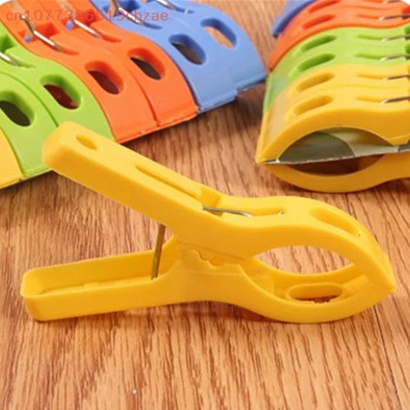 8 pcs/set Hook Large Size Plastic Grips Antique Towel Beach Towel Dresses Morsetto Molla Spring Potent Hot New Cheap
