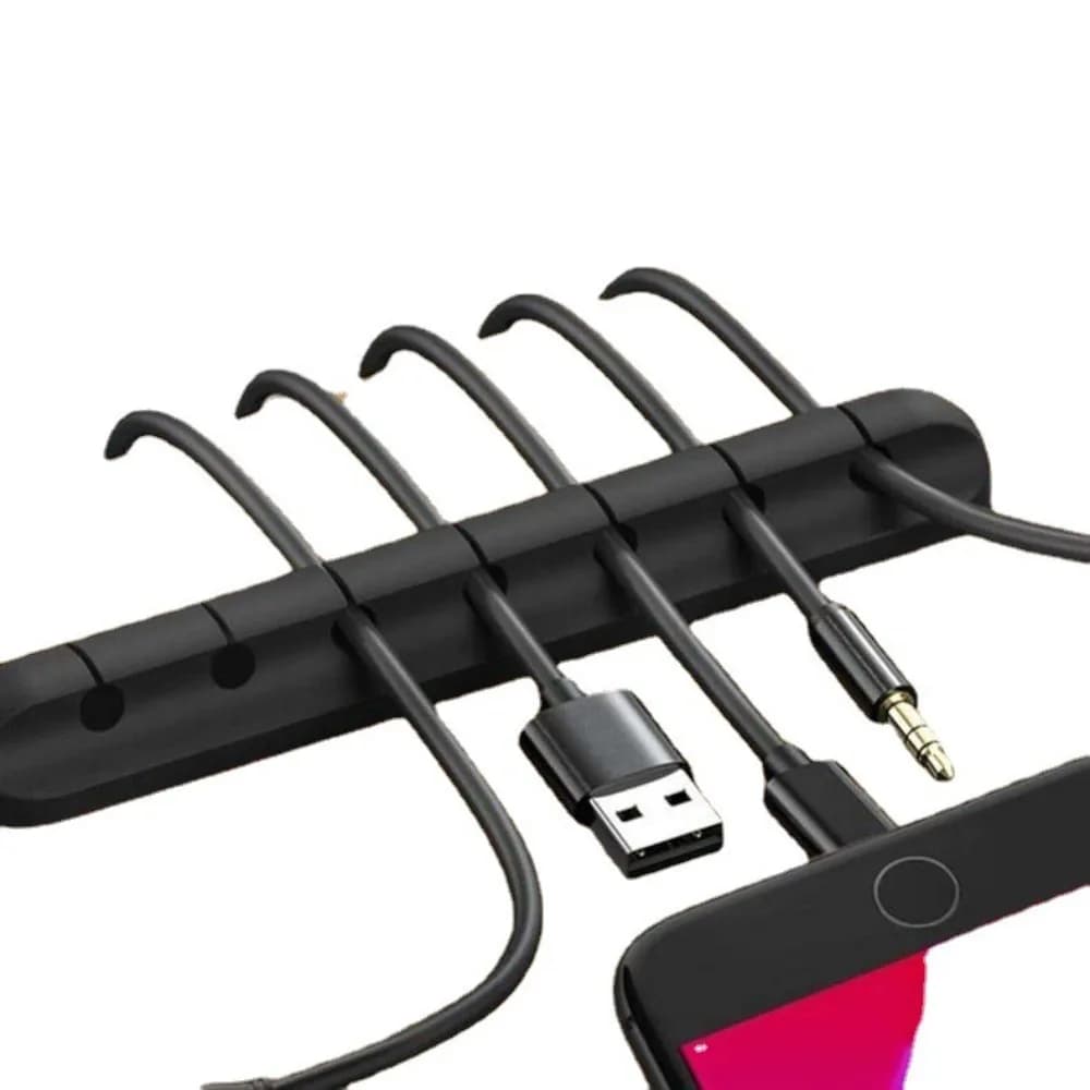 Clip Adesivi per Cavi, Organizzatore di Fili per Gestione Cavi USB da Scrivania, Cavo di Alimentazione da Comodino, Cavo del Mouse