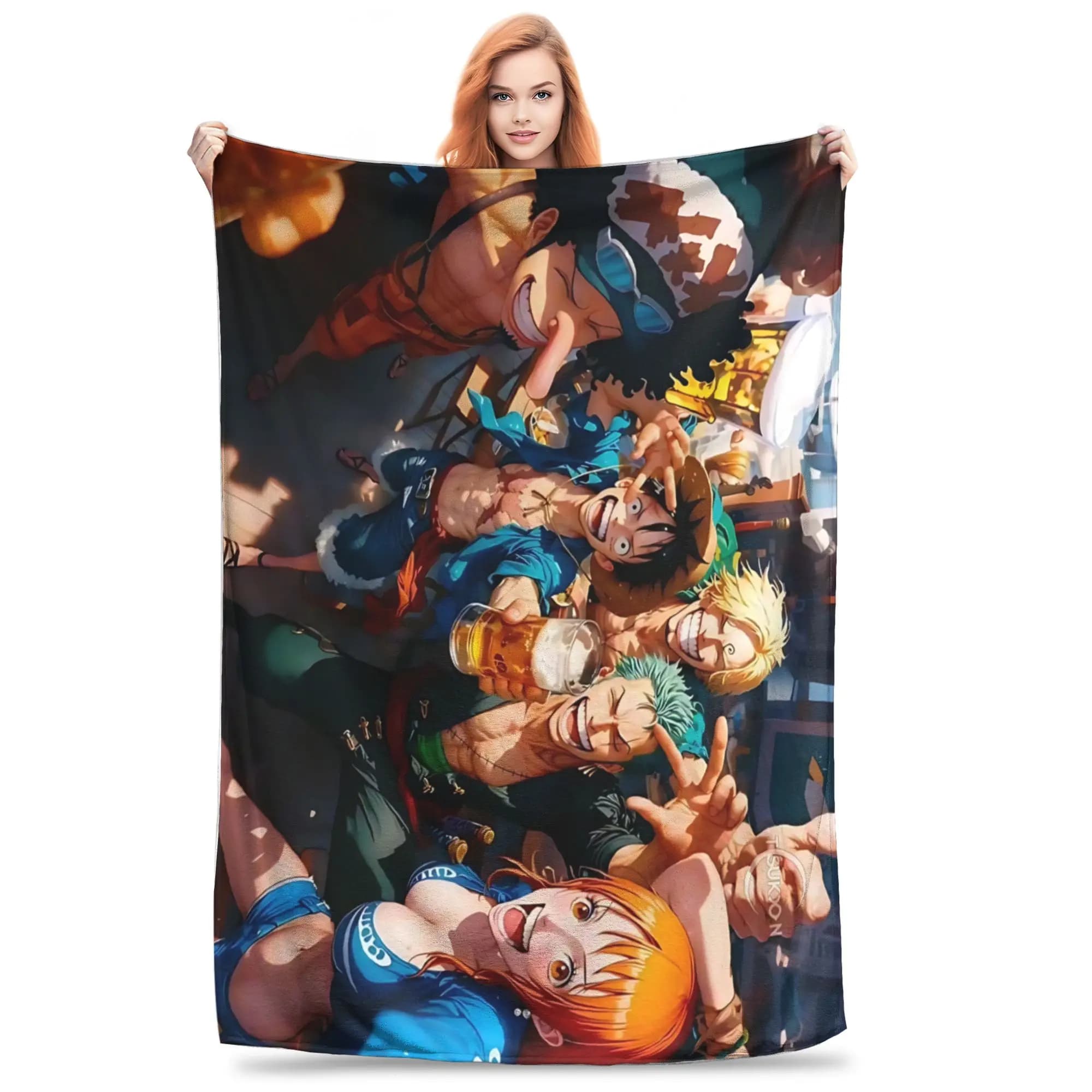 1PC Home One Pieces Blanket Throw Blanket Novelty Warm Blanket All Season Gift