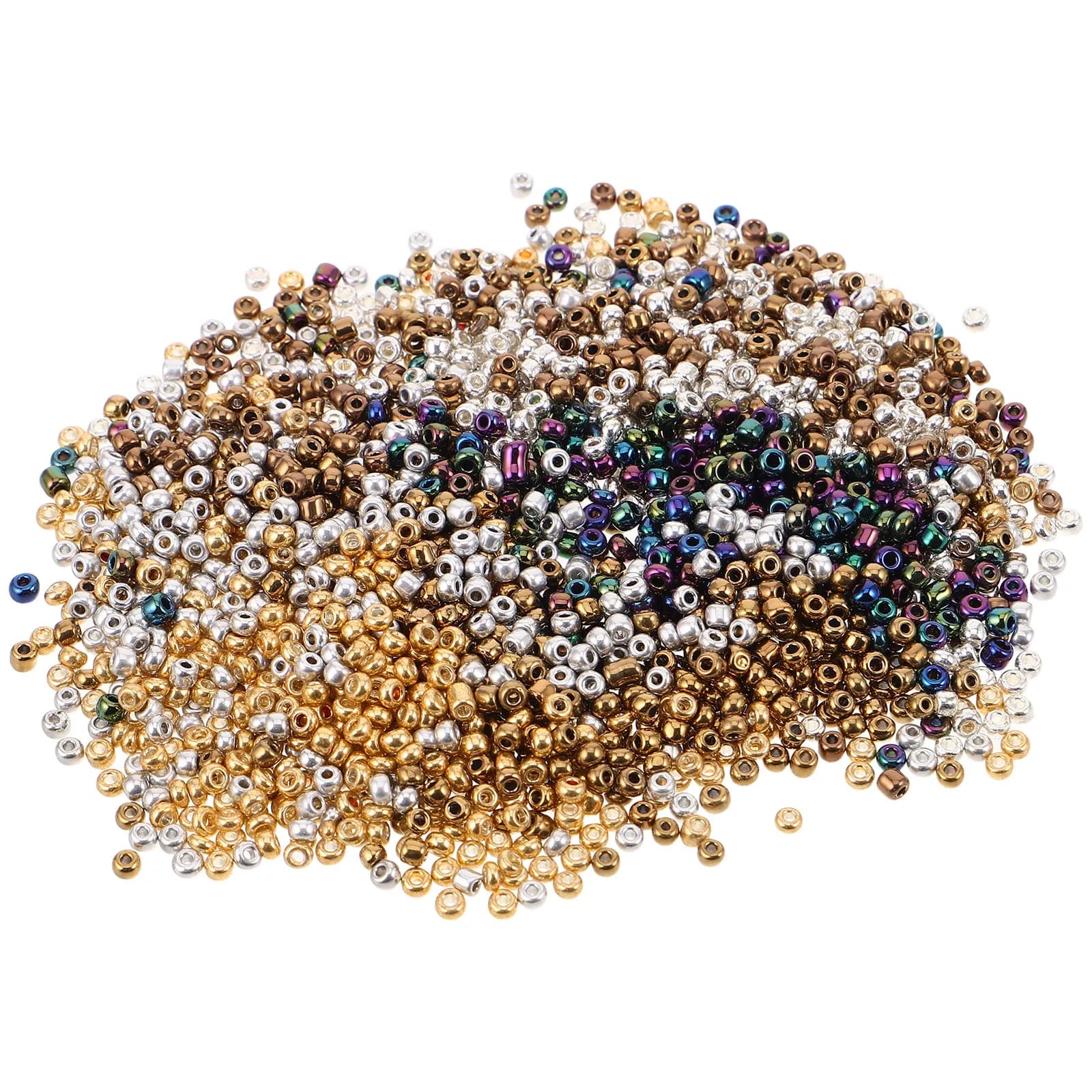 1900 Pezzi Perline Metalliche per Costruzione Mosche Artificiali, Sfera Rotonda 3-35mm, Affondamento Rapido, per la Realizzazione di Esche da Pesca in Acqua Salata e Dolce