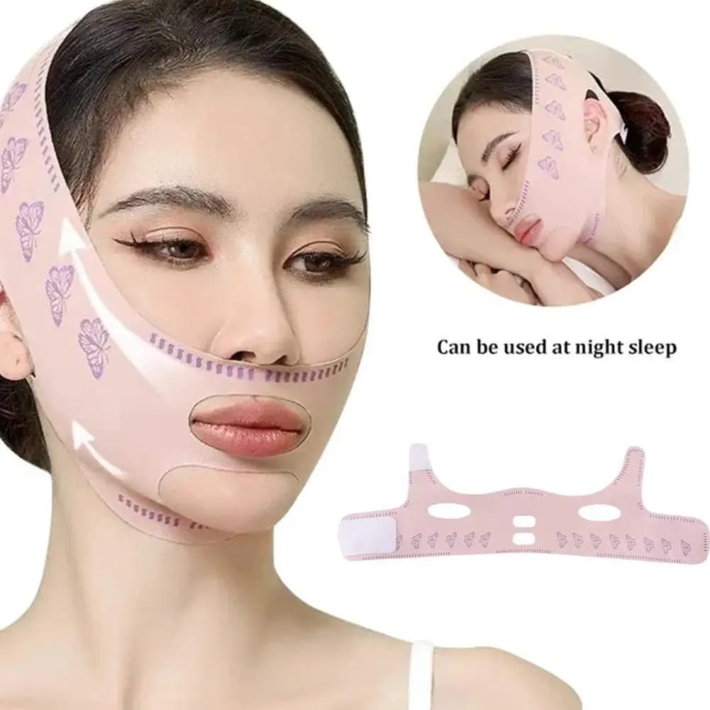 Mento Guancia Benda Slimming V Shaper Face Sculpture Sleep Mask Slimming Strap V Line Lifting Mask Benda for Thin Face