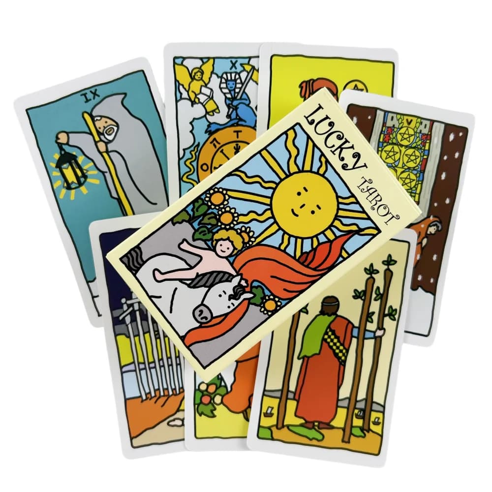 Carte dei tarocchi fortunati del pilota Divinazione Fortune Telling Oracle Training Deck Intrattenimento Gioco da tavolo Edizione per feste