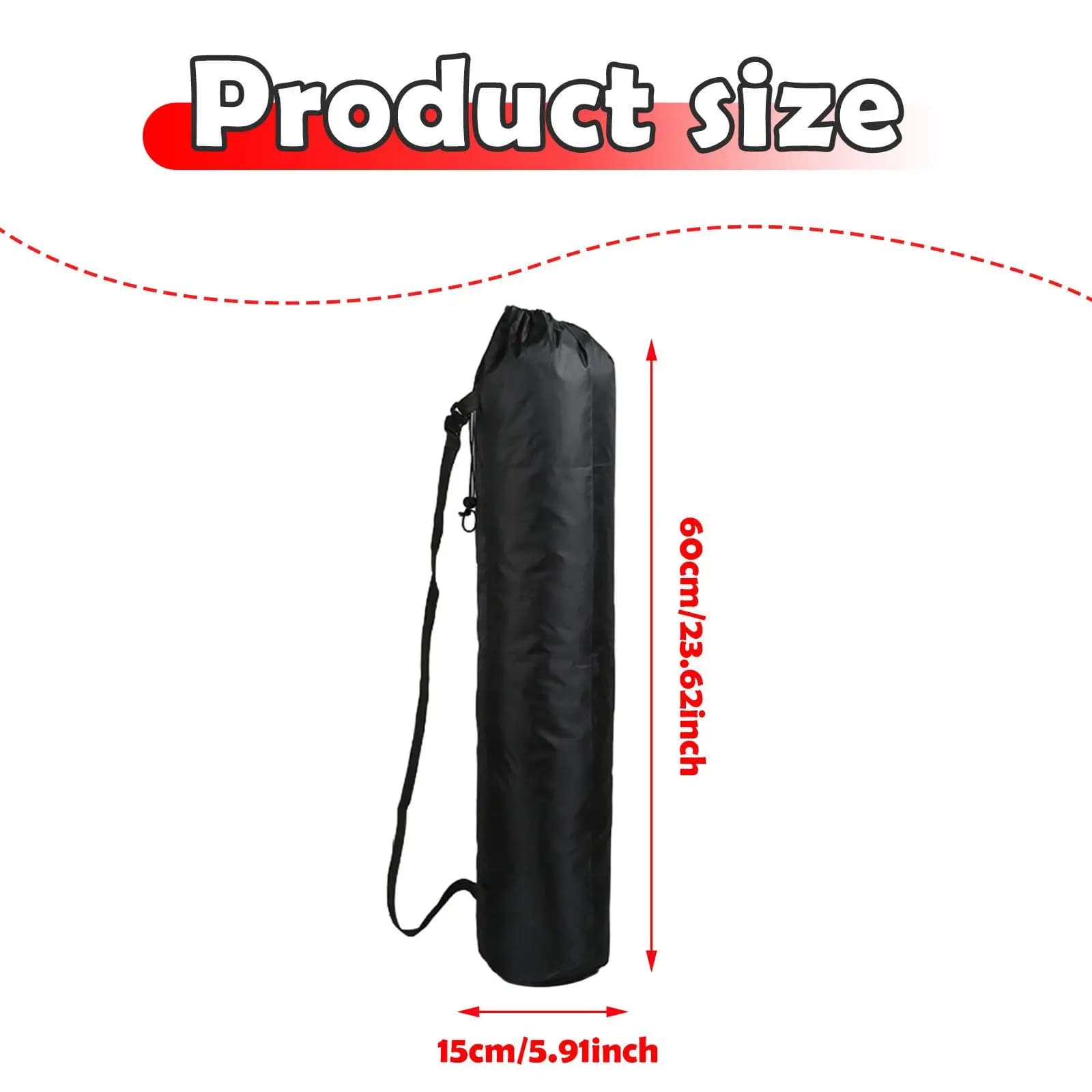 Oxford hiking stick bag with handle, outdoor camping organizer, tent and mattress