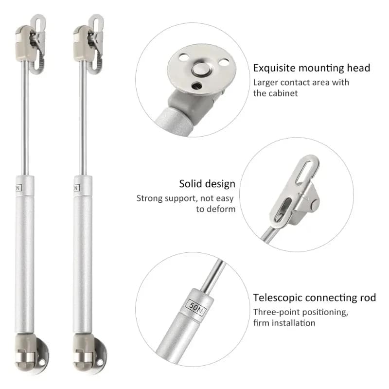 2 pezzi 20/60/100N/150N cerniera per mobili armadio da cucina porta ascensore supporto pneumatico molla a gas idraulica soggiorno