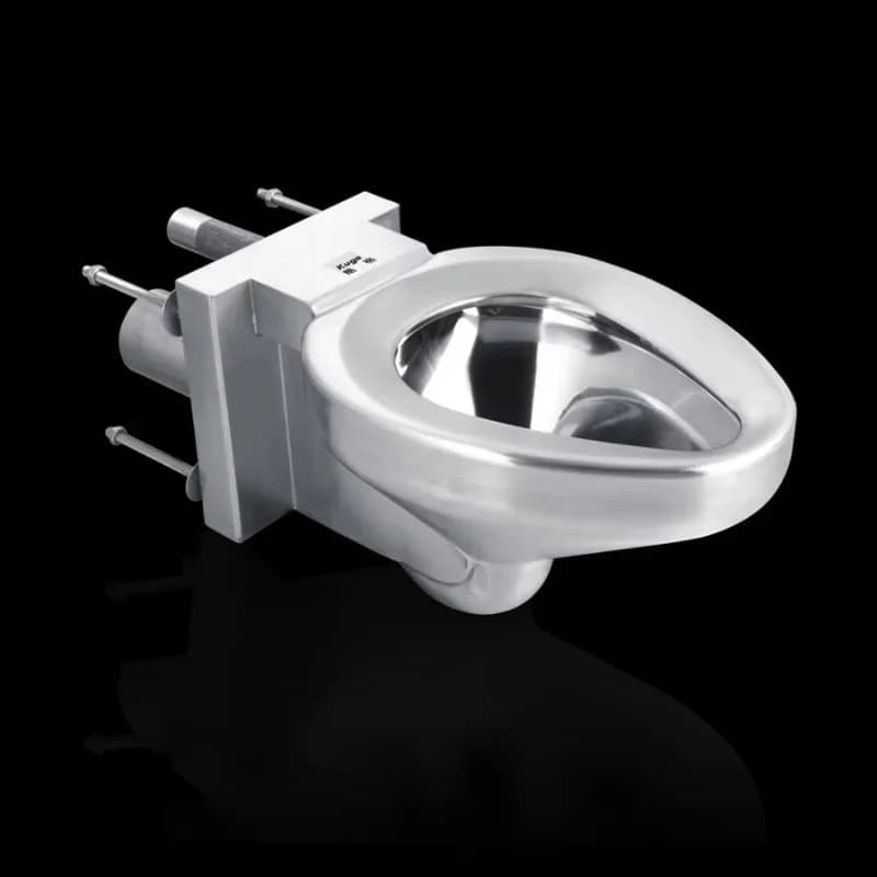 American Style Wall Hung P-trap Stainless Steel Prison Toilet Bowl for Sale