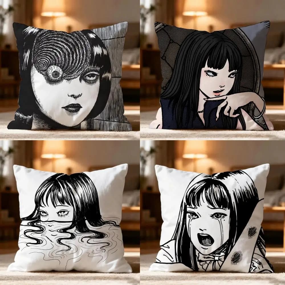 T-TomieS ANIME FILM Pillow Case Cushion Cover Soft Washable Pillow Case Multi-Scene For Couch Bed Travel Office Use