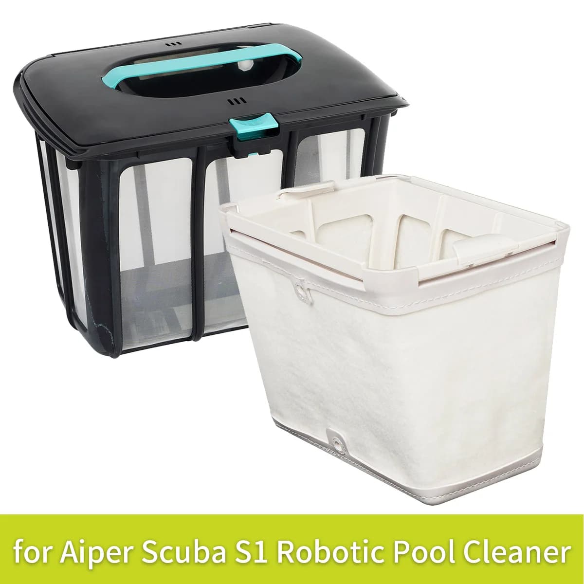 Cestello filtro per robot pulitore piscina Aiper Scuba S1, schermo filtro a maglia grossa o fine, parte di ricambio per robot aspirapolvere piscina