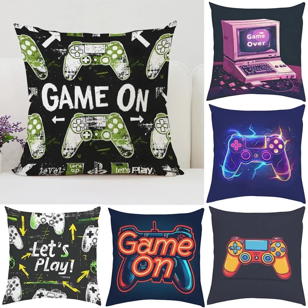Home Decor TV Game Fan Style Square federa fodera per cuscino Anime nuovo Design Gamer Grip stampato 45x45 regalo per bambini