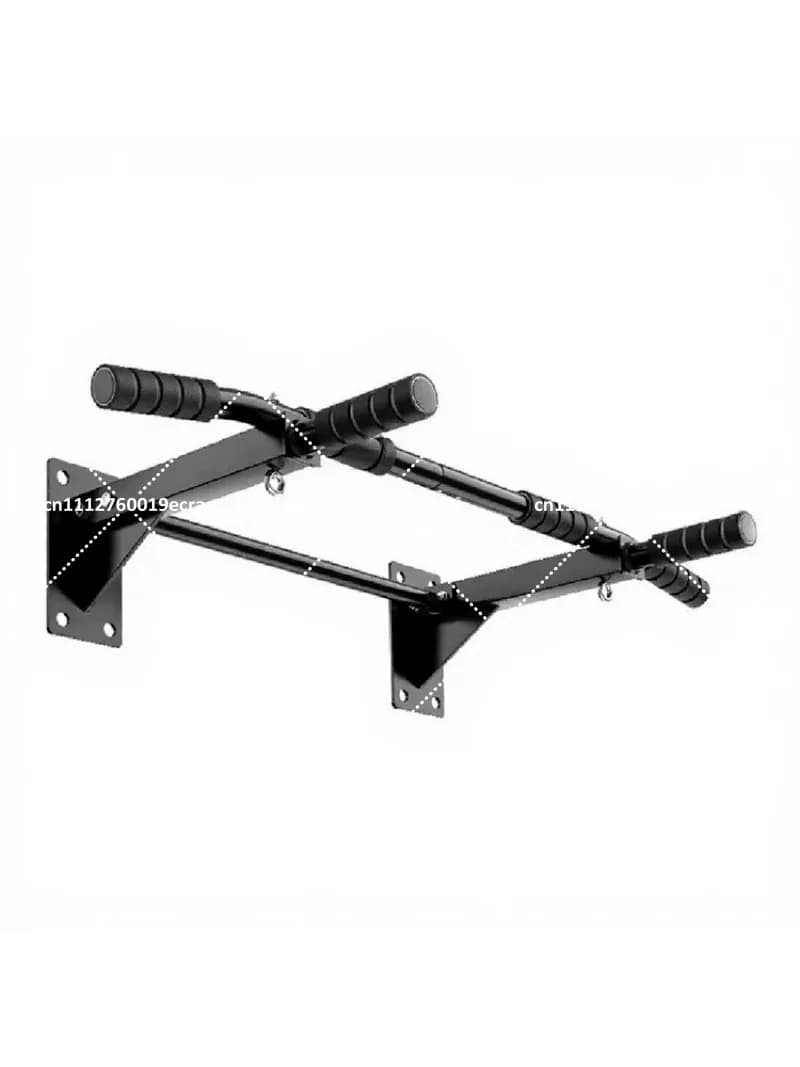 Wall Mounted Pull Up Bar Indoor Horizontal Single Bar Home Gym Strength Training Equipment