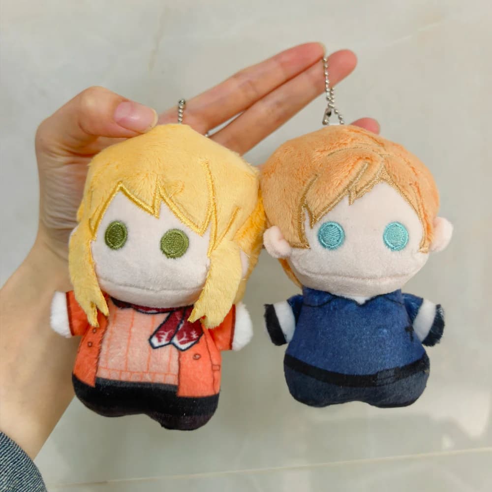 10cm Resident Leon·Scott·Kennedy Plushie Anime Ashley Cosplay Stuffed Plush Doll Toys Pendants Keychain Birthday Xmas Gift