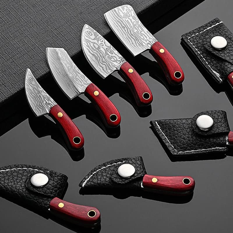 Mini knife EDC Keychain multifunctional outdoor small kitchen knife special portable knife for express packages